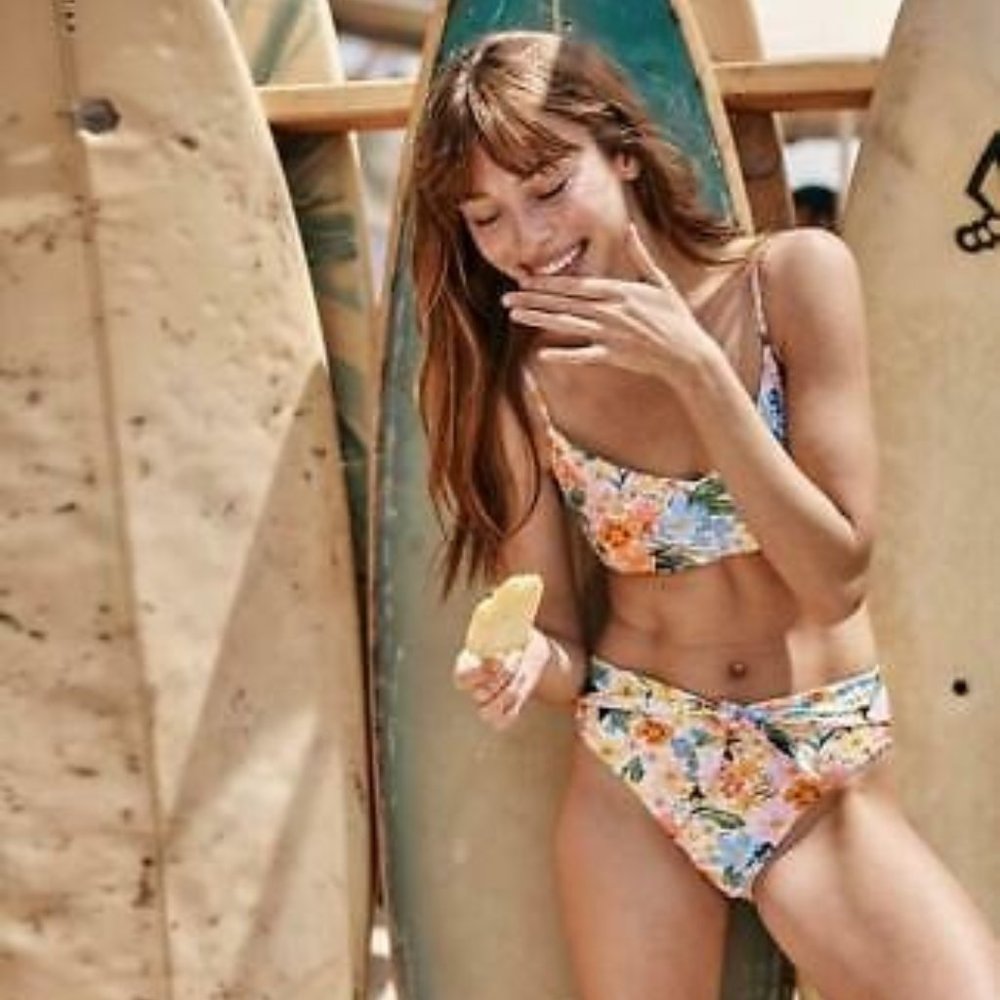 NWT Rifle Paper Co x Summersalt Marguerite Bottom